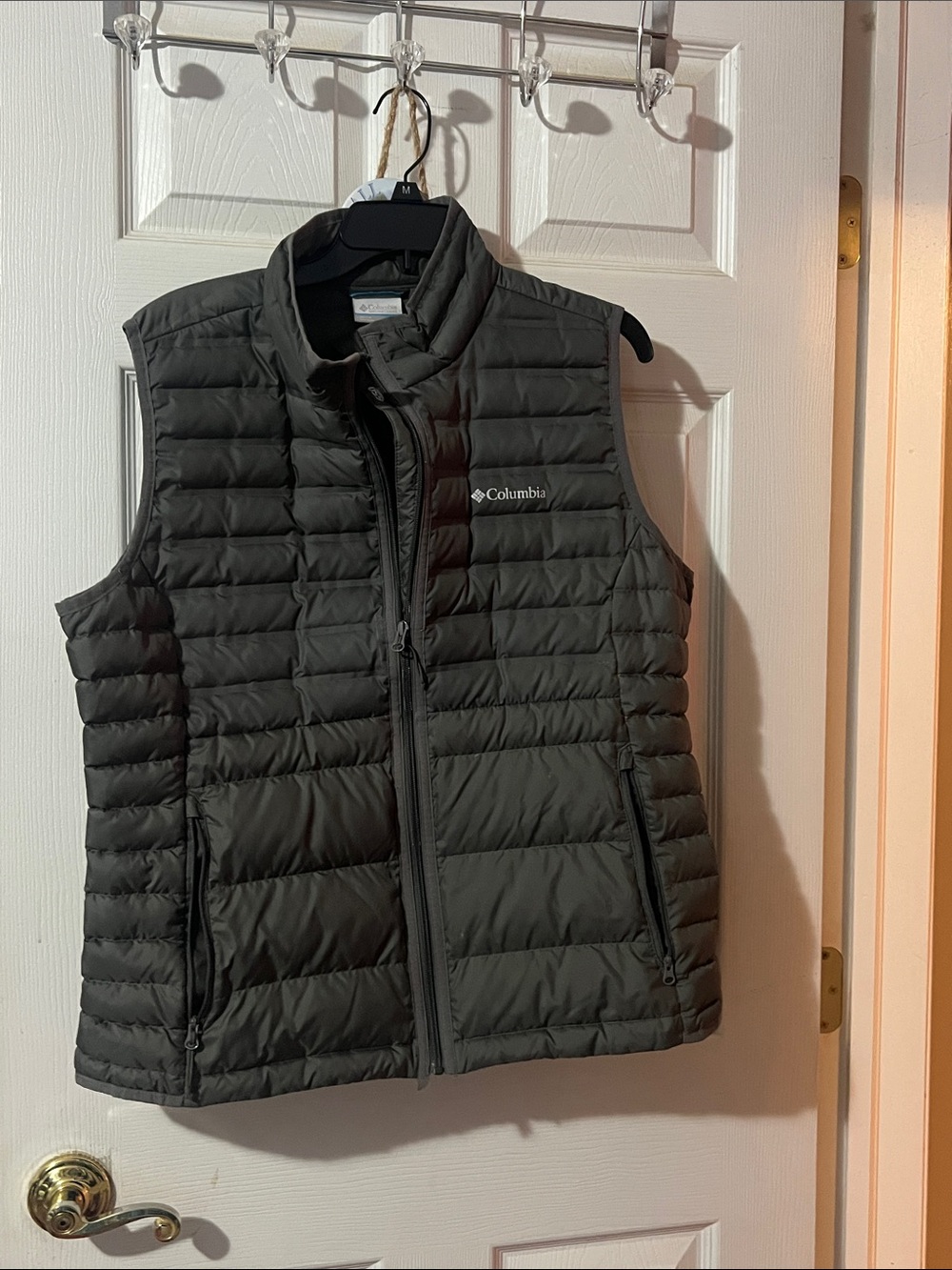 Columbia Dark Gray Quilted Puffer Vest